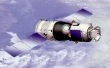 Chinese artist concept of Shenzhou in orbit