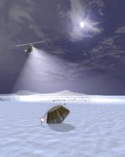 NASA artist concept of Stardust sample return capsule landing in Utah