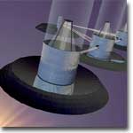 NASA artist's concept of the Terrestrial Planet Finder