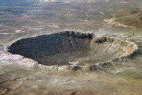 Barringer Meteor Crater on Earth